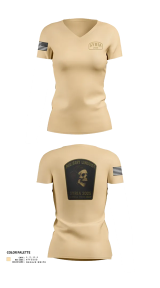 Womens Short Sleeve Vneck Shirt, , Army, Teamtime, Team time, sublimation, custom sports apparel, team uniforms, spirit wear, spiritwear, sports uniforms, custom shirts, team store, custom team store, fundraiser sports, apparel fundraiser