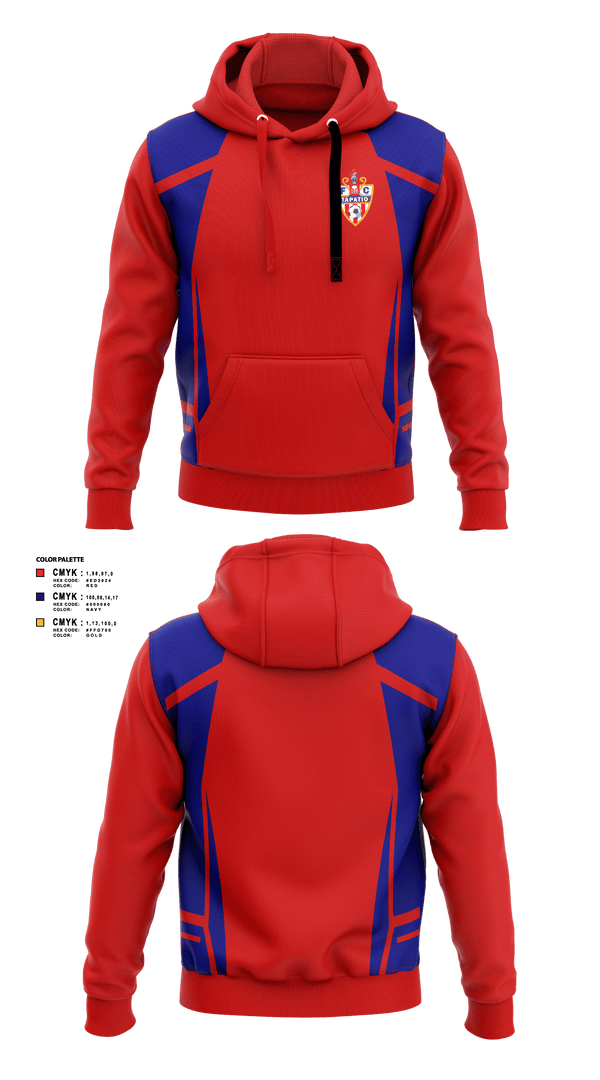 Hoodie, Tapatio FC, Men's Soccer, Teamtime, Team time, sublimation, custom sports apparel, team uniforms, spirit wear, spiritwear, sports uniforms, custom shirts, team store, custom team store, fundraiser sports, apparel fundraiser