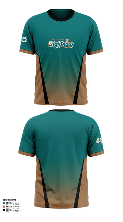 Myrtle Beach Lightning 76786551 Short Sleeve Performance Shirt - 1