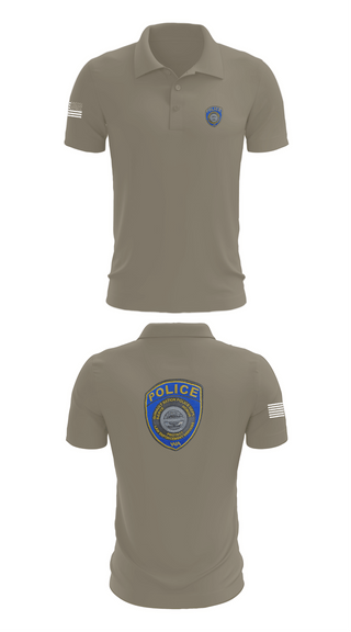Short Sleeve Performance Polo, Quinault Police, Police, Teamtime, Team time, sublimation, custom sports apparel, team uniforms, spirit wear, spiritwear, sports uniforms, custom shirts, team store, custom team store, fundraiser sports, apparel fundraiser