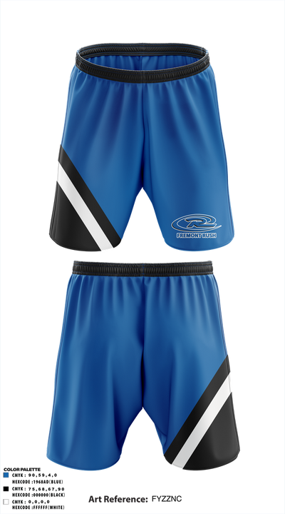 Fremont Rush Soccer Club 4271438 Athletic Shorts With Pockets - 1