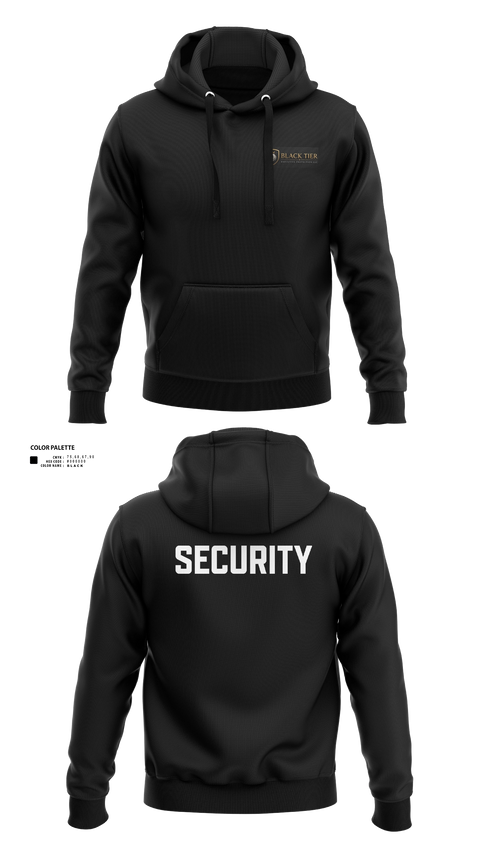 Hoodie, Black Tier Executive Protection, , Teamtime, Team time, sublimation, custom sports apparel, team uniforms, spirit wear, spiritwear, sports uniforms, custom shirts, team store, custom team store, fundraiser sports, apparel fundraiser