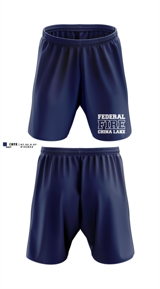 Athletic Shorts With Pockets, China lake fire department, Fire Department, Teamtime, Team time, sublimation, custom sports apparel, team uniforms, spirit wear, spiritwear, sports uniforms, custom shirts, team store, custom team store, fundraiser sports, apparel fundraiser