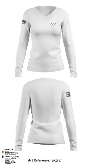 Womens Long Sleeve Vneck Shirt, ODO1, , Teamtime, Team time, sublimation, custom sports apparel, team uniforms, spirit wear, spiritwear, sports uniforms, custom shirts, team store, custom team store, fundraiser sports, apparel fundraiser