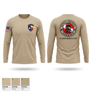 Long Sleeve Performance Shirt, Liberty County Sheriff Marine Rescue, Police, Teamtime, Team time, sublimation, custom sports apparel, team uniforms, spirit wear, spiritwear, sports uniforms, custom shirts, team store, custom team store, fundraiser sports, apparel fundraiser