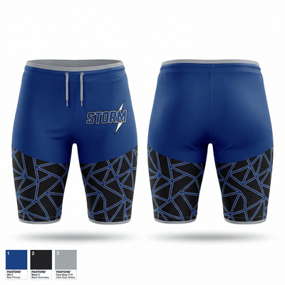 West Georgia Storm 54864309 Men's Compression Shorts - 1