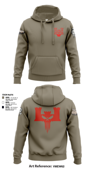 Hoodie, B co 334th BEB, , Teamtime, Team time, sublimation, custom sports apparel, team uniforms, spirit wear, spiritwear, sports uniforms, custom shirts, team store, custom team store, fundraiser sports, apparel fundraiser