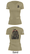EAF 90361706 Women's Short Sleeve V-neck Shirt - 88
