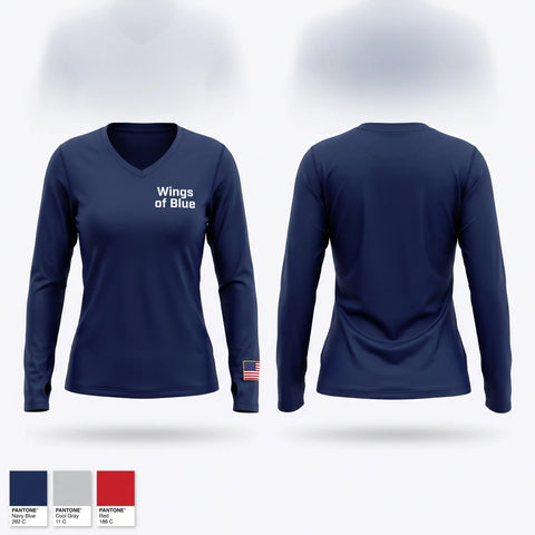 Old School Cotton Feel Shirt, Wings of Blue, Air Force, Teamtime, Team time, sublimation, custom sports apparel, team uniforms, spirit wear, spiritwear, sports uniforms, custom shirts, team store, custom team store, fundraiser sports, apparel fundraiser