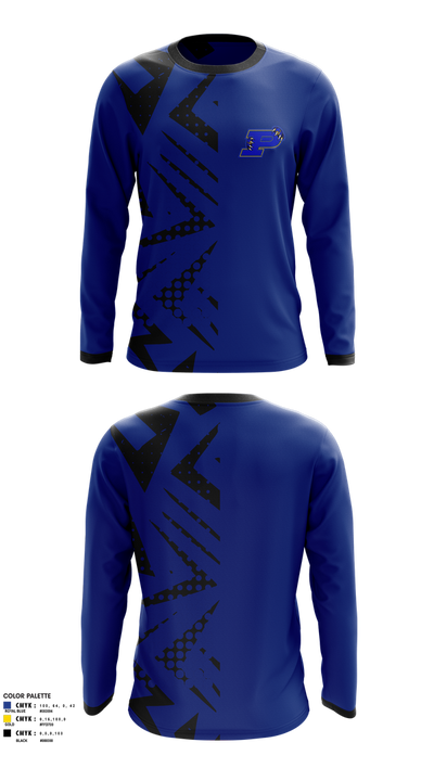 Parlier High School Basketball Long Sleeve Performance Shirt 103