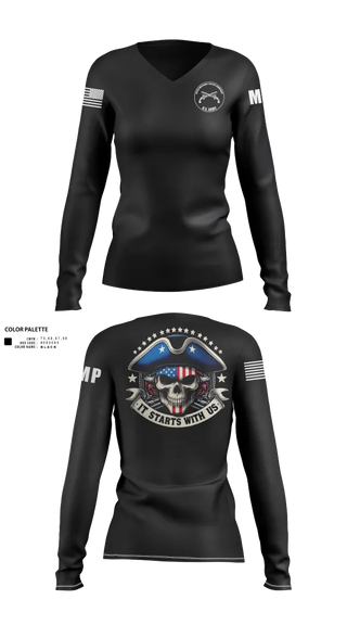 Womens Long Sleeve Vneck Shirt, , Army, Teamtime, Team time, sublimation, custom sports apparel, team uniforms, spirit wear, spiritwear, sports uniforms, custom shirts, team store, custom team store, fundraiser sports, apparel fundraiser
