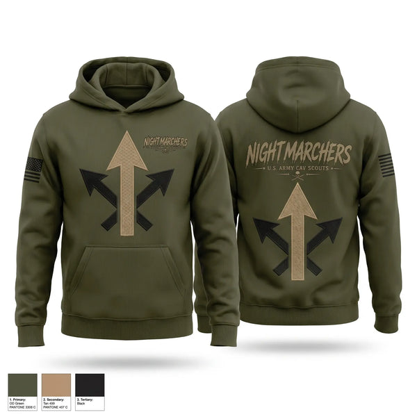 Hoodie, Nightmarchers, Army, Teamtime, Team time, sublimation, custom sports apparel, team uniforms, spirit wear, spiritwear, sports uniforms, custom shirts, team store, custom team store, fundraiser sports, apparel fundraiser