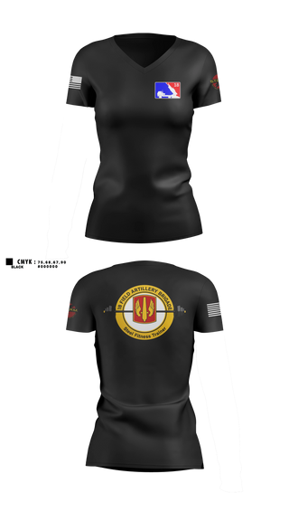 Womens Short Sleeve Vneck Shirt, H2F STORM, Army, Teamtime, Team time, sublimation, custom sports apparel, team uniforms, spirit wear, spiritwear, sports uniforms, custom shirts, team store, custom team store, fundraiser sports, apparel fundraiser