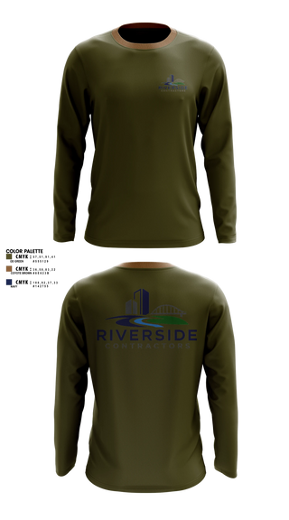 Long Sleeve Performance Shirt, Riverside Contractors LLC, , Teamtime, Team time, sublimation, custom sports apparel, team uniforms, spirit wear, spiritwear, sports uniforms, custom shirts, team store, custom team store, fundraiser sports, apparel fundraiser