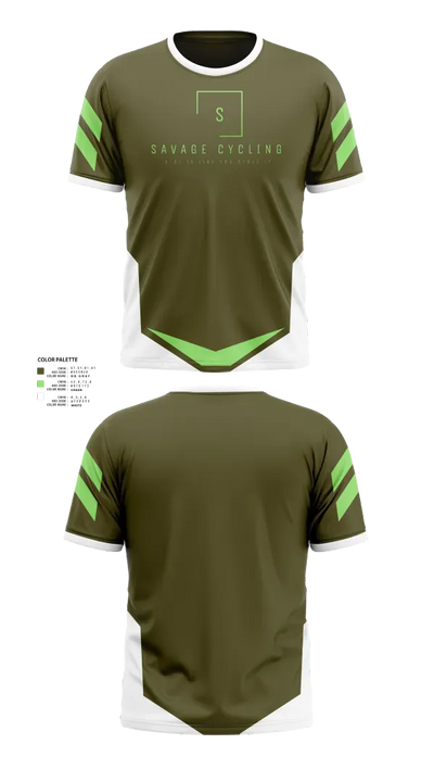 Savage cycling 70349021 Short Sleeve Performance Shirt - 1