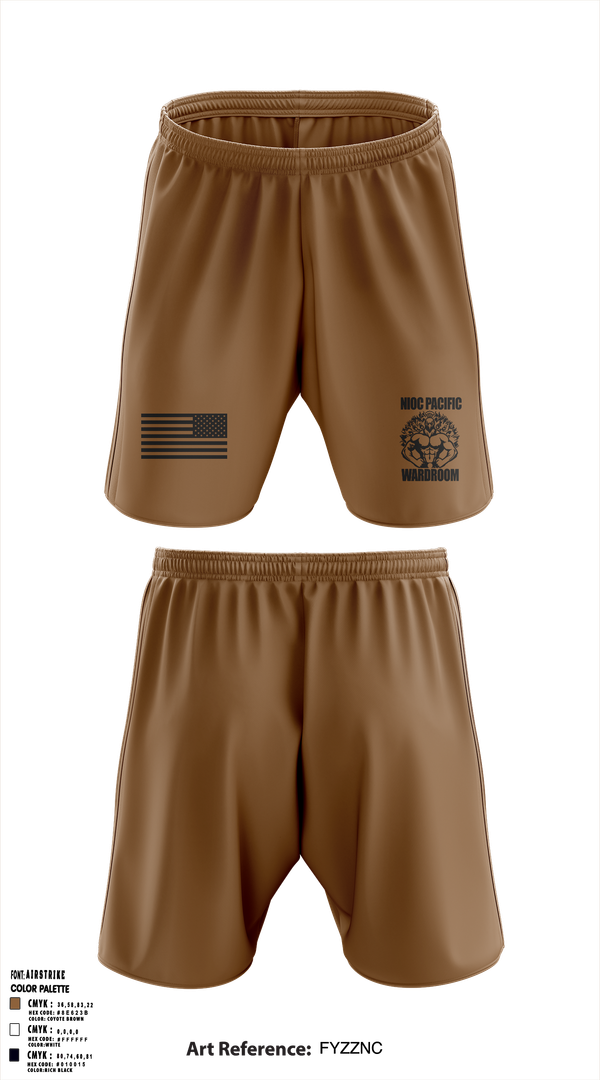Athletic Shorts With Pockets, NIOC Pacific Officers Association, , Teamtime, Team time, sublimation, custom sports apparel, team uniforms, spirit wear, spiritwear, sports uniforms, custom shirts, team store, custom team store, fundraiser sports, apparel fundraiser