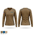 Summit Women's Long Sleeve V-neck Shirt - 1