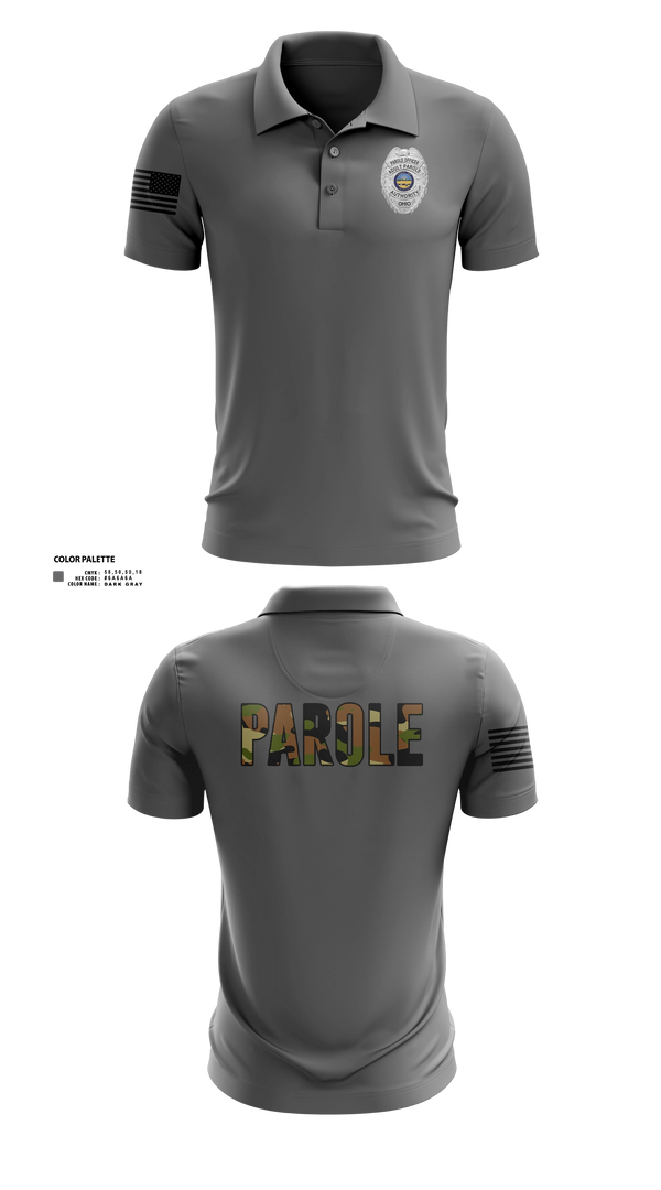 Short Sleeve Performance Polo, Adult Parole Authority, Police, Teamtime, Team time, sublimation, custom sports apparel, team uniforms, spirit wear, spiritwear, sports uniforms, custom shirts, team store, custom team store, fundraiser sports, apparel fundraiser