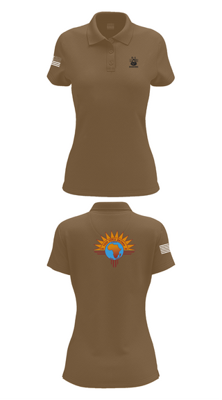 Womens Short Sleeve Performance Polo, TF BATAAN S1, Army, Teamtime, Team time, sublimation, custom sports apparel, team uniforms, spirit wear, spiritwear, sports uniforms, custom shirts, team store, custom team store, fundraiser sports, apparel fundraiser