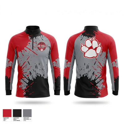 Oakhills high school Quarter Zip Jacket - 1