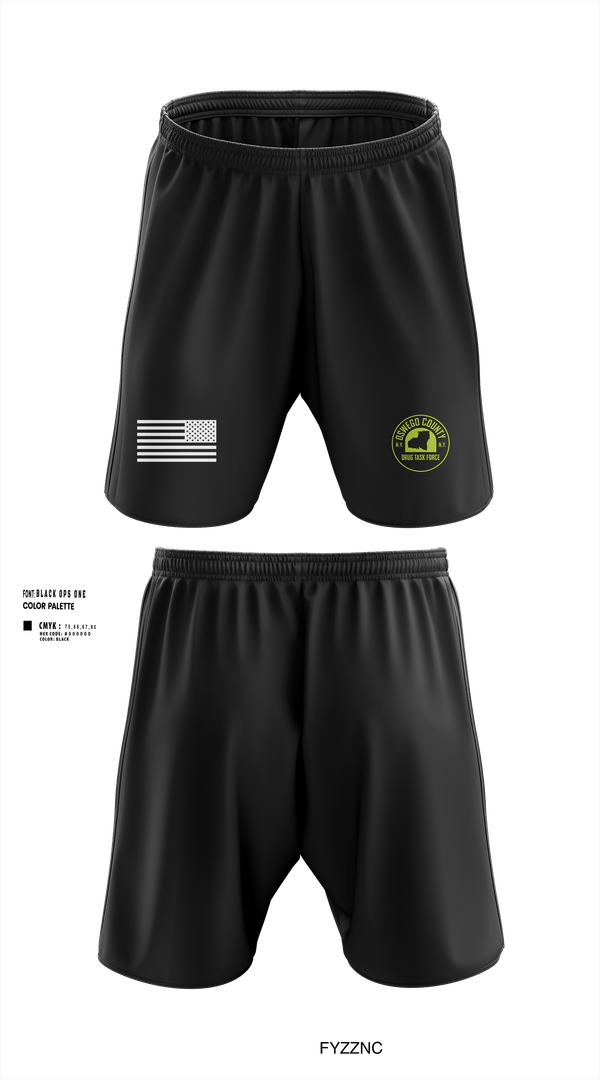 Athletic Shorts With Pockets, Oswego County Drug Task Force, Police, Teamtime, Team time, sublimation, custom sports apparel, team uniforms, spirit wear, spiritwear, sports uniforms, custom shirts, team store, custom team store, fundraiser sports, apparel fundraiser