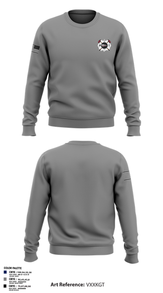Crew Neck Sweatshirt, team name, Fire Department, Teamtime, Team time, sublimation, custom sports apparel, team uniforms, spirit wear, spiritwear, sports uniforms, custom shirts, team store, custom team store, fundraiser sports, apparel fundraiser