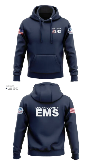 Hoodie, Logan County EMS, EMS/EMT, Teamtime, Team time, sublimation, custom sports apparel, team uniforms, spirit wear, spiritwear, sports uniforms, custom shirts, team store, custom team store, fundraiser sports, apparel fundraiser