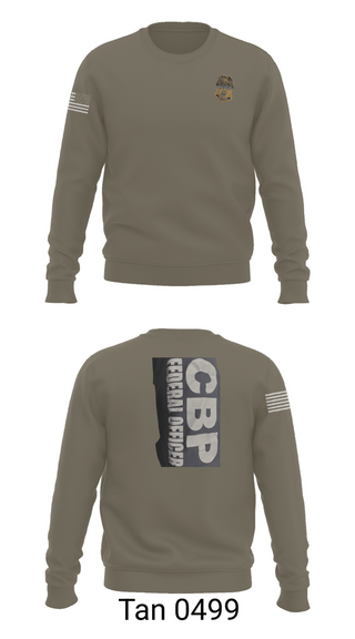 Crew Neck Sweatshirt, US Customs and Border Protection, Police, Teamtime, Team time, sublimation, custom sports apparel, team uniforms, spirit wear, spiritwear, sports uniforms, custom shirts, team store, custom team store, fundraiser sports, apparel fundraiser