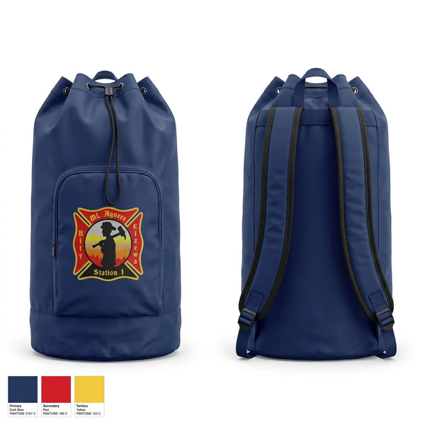 Gear Bag, St. Ignace Fire Department, Fire Department, Teamtime, Team time, sublimation, custom sports apparel, team uniforms, spirit wear, spiritwear, sports uniforms, custom shirts, team store, custom team store, fundraiser sports, apparel fundraiser