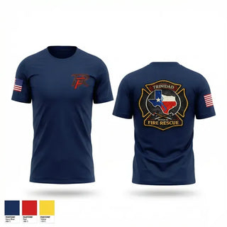 Short Sleeve Performance Shirt, Trinidad Fire Rescue, Fire Department, Teamtime, Team time, sublimation, custom sports apparel, team uniforms, spirit wear, spiritwear, sports uniforms, custom shirts, team store, custom team store, fundraiser sports, apparel fundraiser