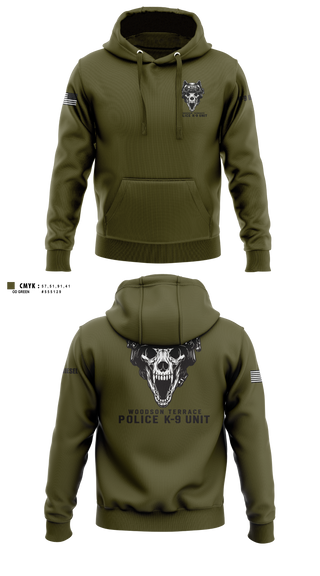 Hoodie, Woodson Terrace Police Department, Police, Teamtime, Team time, sublimation, custom sports apparel, team uniforms, spirit wear, spiritwear, sports uniforms, custom shirts, team store, custom team store, fundraiser sports, apparel fundraiser