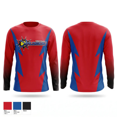 Middle Team Xplosion Long Sleeve Performance Shirt - 2