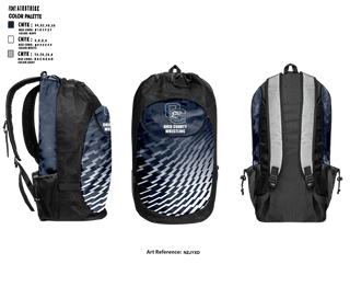 Gear Bag, Ohio county, Wrestling, Teamtime, Team time, sublimation, custom sports apparel, team uniforms, spirit wear, spiritwear, sports uniforms, custom shirts, team store, custom team store, fundraiser sports, apparel fundraiser