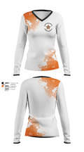 Eastlake North Cross Country 39932009 Women's Long Sleeve V-neck Shirt - 3