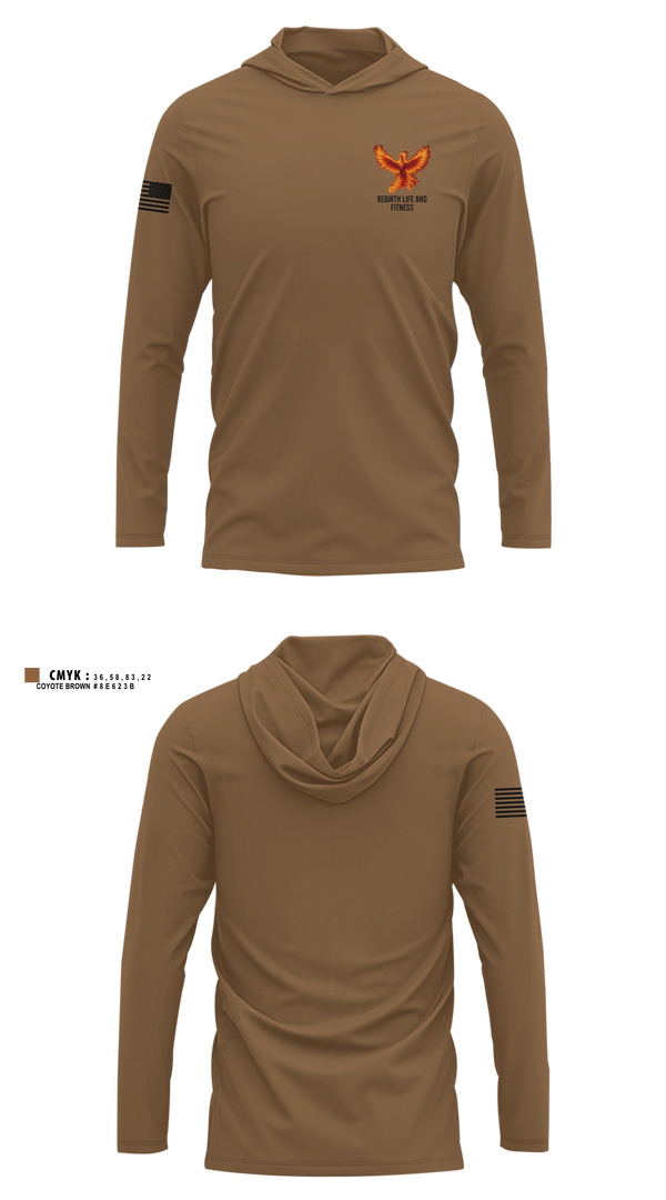 Long Sleeve hooded sunshirt, 5 SFS, Air Force, Teamtime, Team time, sublimation, custom sports apparel, team uniforms, spirit wear, spiritwear, sports uniforms, custom shirts, team store, custom team store, fundraiser sports, apparel fundraiser