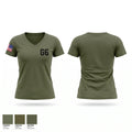 G-6 Women's Short Sleeve V-neck Shirt - 1