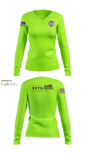 South Texas UPVETS 49501444 Women's Long Sleeve V-neck Shirt - 20