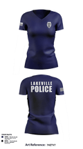 Lakeville Police Department 60717822 Women's Short Sleeve V-neck Shirt - 1