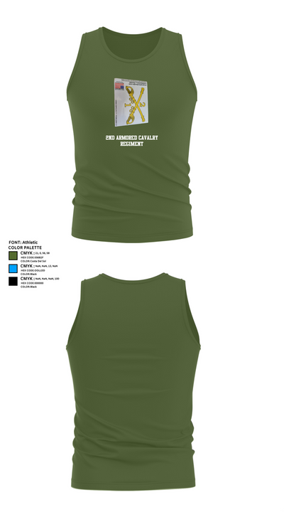 2nd Armored Cavalry Regiment 7857007 Tank Top - 59