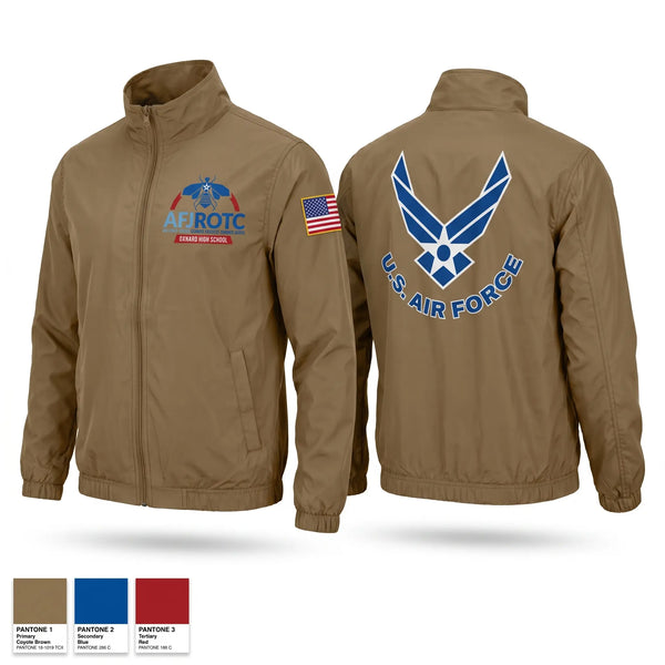 Windbreaker, AFJROTC CA-20001, Air Force, Teamtime, Team time, sublimation, custom sports apparel, team uniforms, spirit wear, spiritwear, sports uniforms, custom shirts, team store, custom team store, fundraiser sports, apparel fundraiser