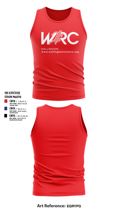 Wellington Runners Club 55706175 Men's Track Singlet - 21