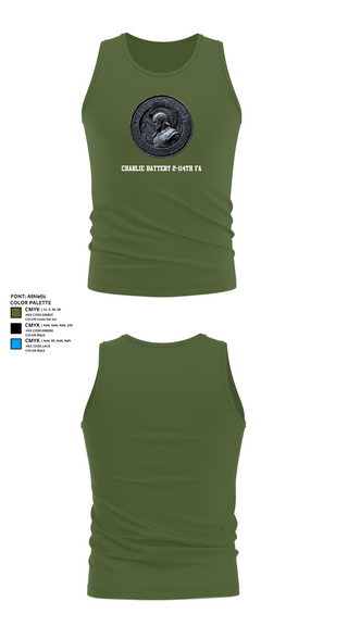 Tank Top, Charlie Battery 2-114th FA, , Teamtime, Team time, sublimation, custom sports apparel, team uniforms, spirit wear, spiritwear, sports uniforms, custom shirts, team store, custom team store, fundraiser sports, apparel fundraiser