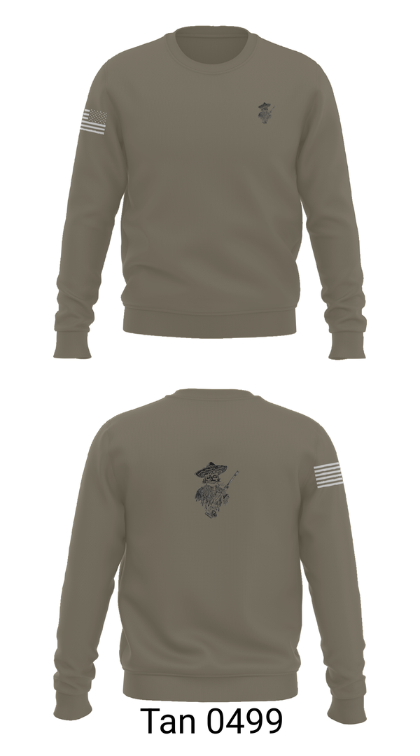 Crew Neck Sweatshirt, 1/23 Scout Sniper Platoon, , Teamtime, Team time, sublimation, custom sports apparel, team uniforms, spirit wear, spiritwear, sports uniforms, custom shirts, team store, custom team store, fundraiser sports, apparel fundraiser