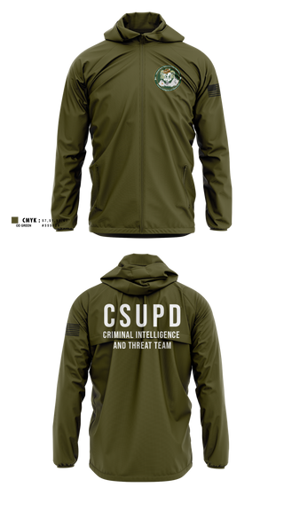 Windbreaker, Criminal Intelligence and Threat Team, Police, Teamtime, Team time, sublimation, custom sports apparel, team uniforms, spirit wear, spiritwear, sports uniforms, custom shirts, team store, custom team store, fundraiser sports, apparel fundraiser