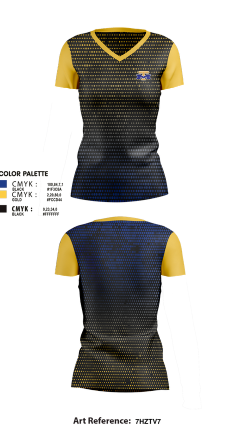 Womens Short Sleeve Vneck Shirt, IDEA McAllen, Wrestling, Teamtime, Team time, sublimation, custom sports apparel, team uniforms, spirit wear, spiritwear, sports uniforms, custom shirts, team store, custom team store, fundraiser sports, apparel fundraiser