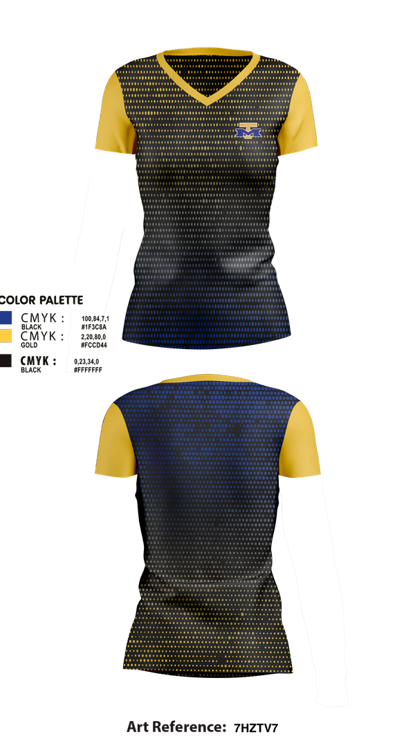 Womens Short Sleeve Vneck Shirt, IDEA McAllen, Wrestling, Teamtime, Team time, sublimation, custom sports apparel, team uniforms, spirit wear, spiritwear, sports uniforms, custom shirts, team store, custom team store, fundraiser sports, apparel fundraiser