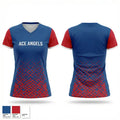 Ace Angels 60532917 Women's Short Sleeve V-neck Shirt - 1