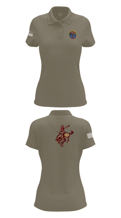 Missile Techs 24768628 Women's Short Sleeve Performance Polo  - 71