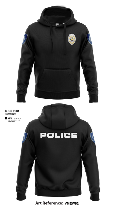 Vincennes Police Department 76255219 Hoodie - 2