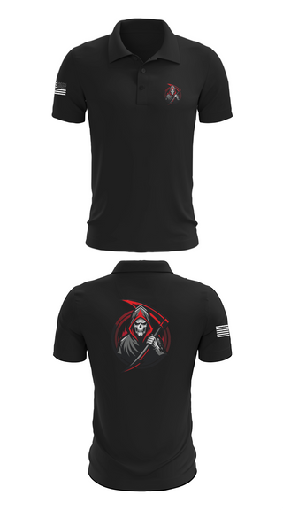 Short Sleeve Performance Polo, Reaper Platoon, Army, Teamtime, Team time, sublimation, custom sports apparel, team uniforms, spirit wear, spiritwear, sports uniforms, custom shirts, team store, custom team store, fundraiser sports, apparel fundraiser